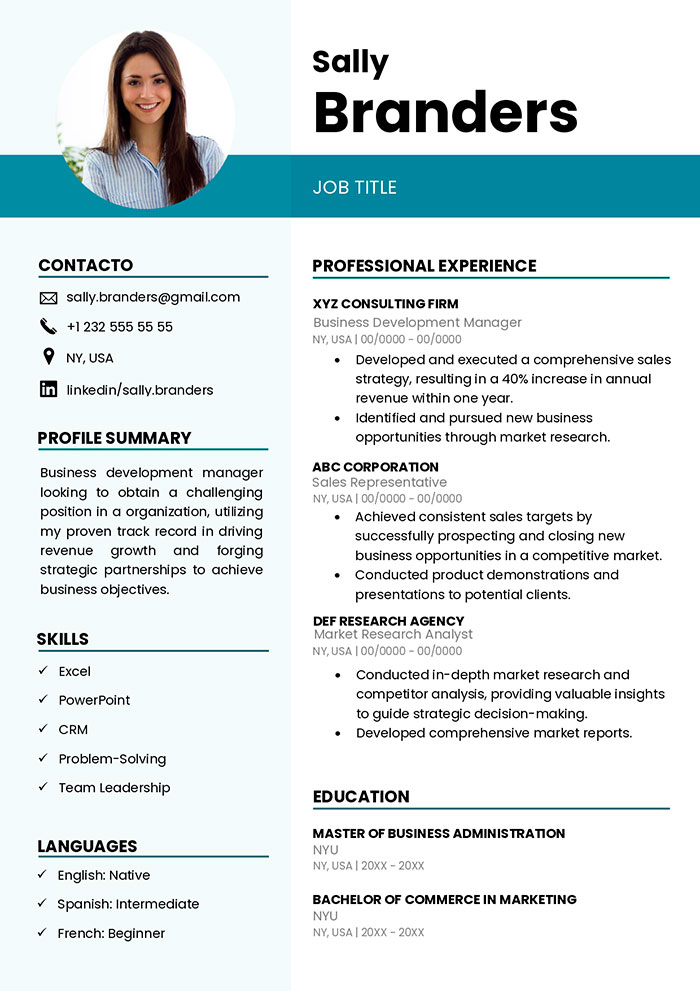 Executive CV Template