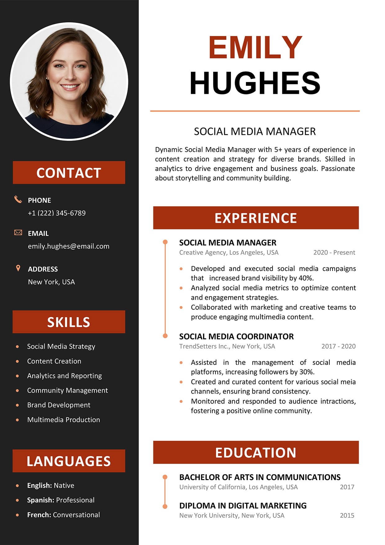 Creative Designer Resume